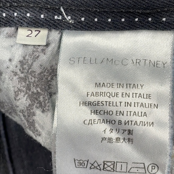 Stella McCartney Dark Wash Skinny Jeans Mid Rise Sz 27 - Picture 11 of 13